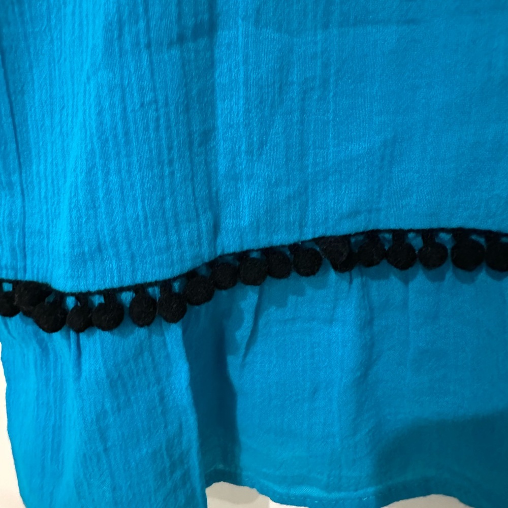 Calzedonia Blue and Black Swimsuit Coverup - Picture 5 of 5